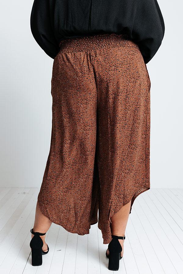 Good Dream Leopard Pants In Cinnamon Curves Product Image