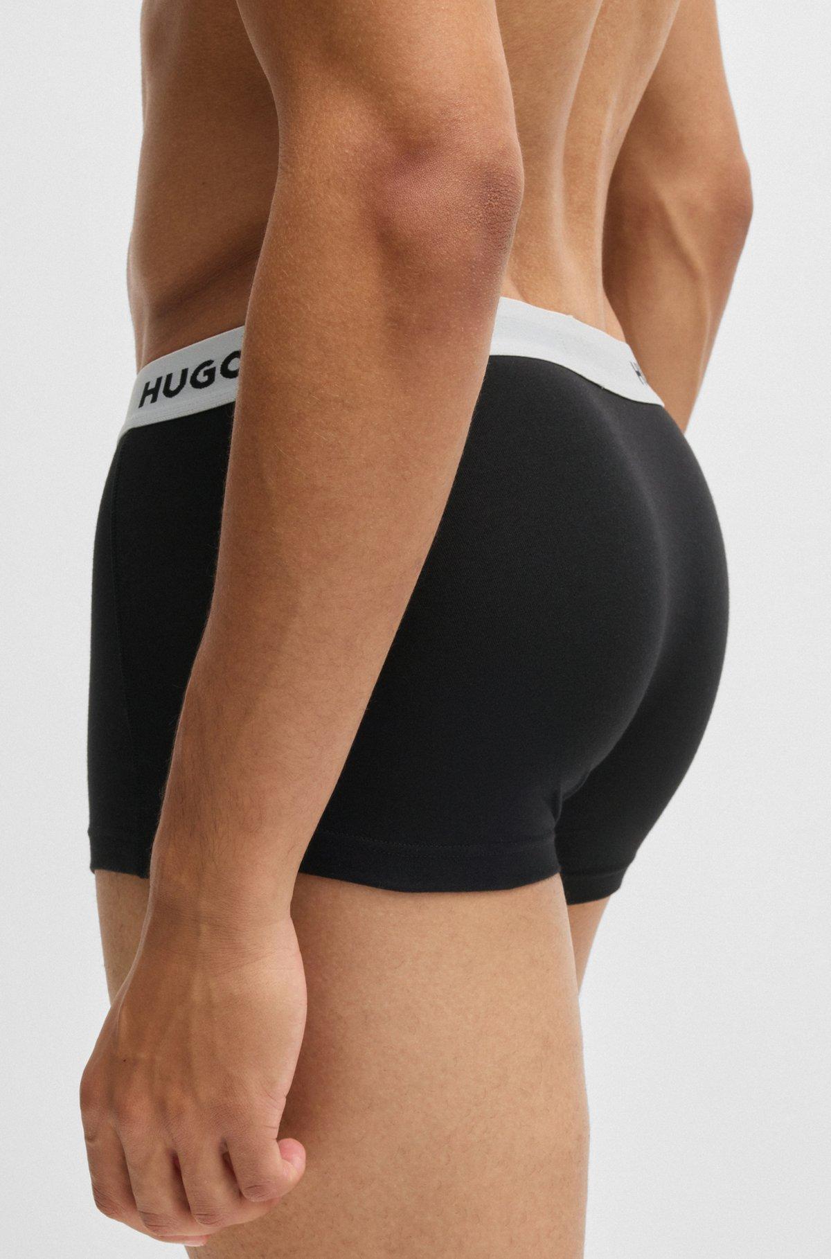 Three-pack of trunks in stretch cotton Product Image