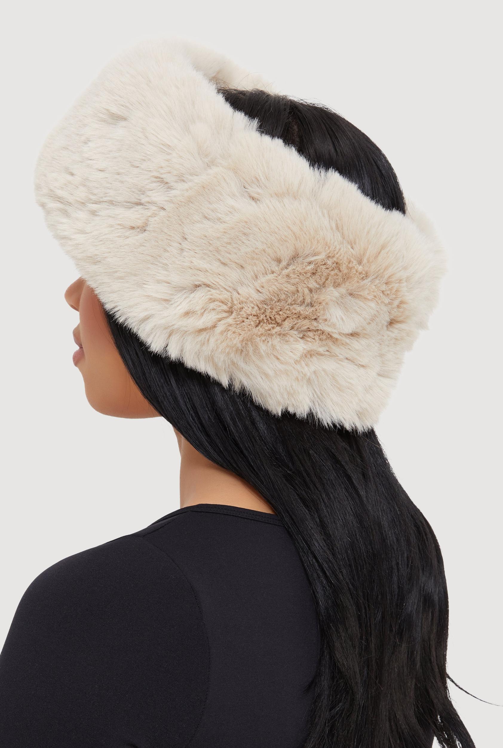 Faux Fur Headband Female Product Image