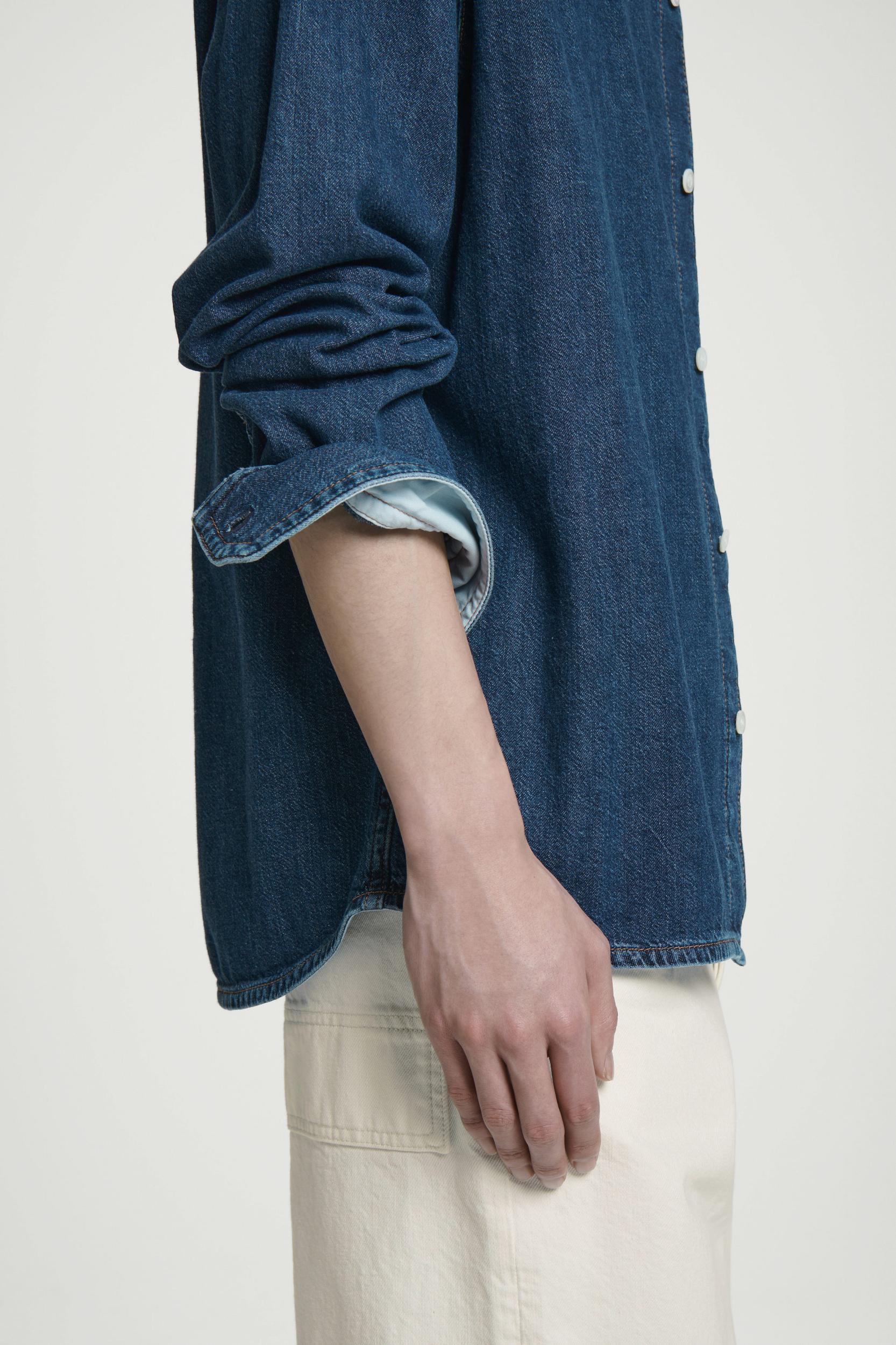 RELAXED DENIM OVERSHIRT Product Image