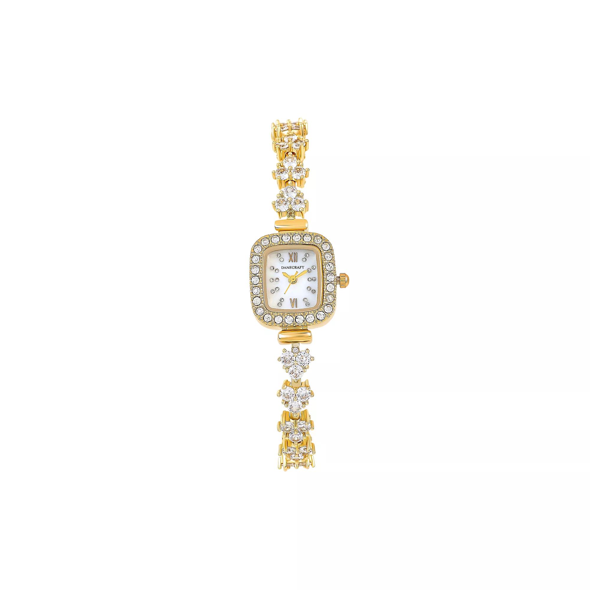 Danecraft Women's Gold Plated Square Watch, Size: 20MM, Gold Tone Product Image