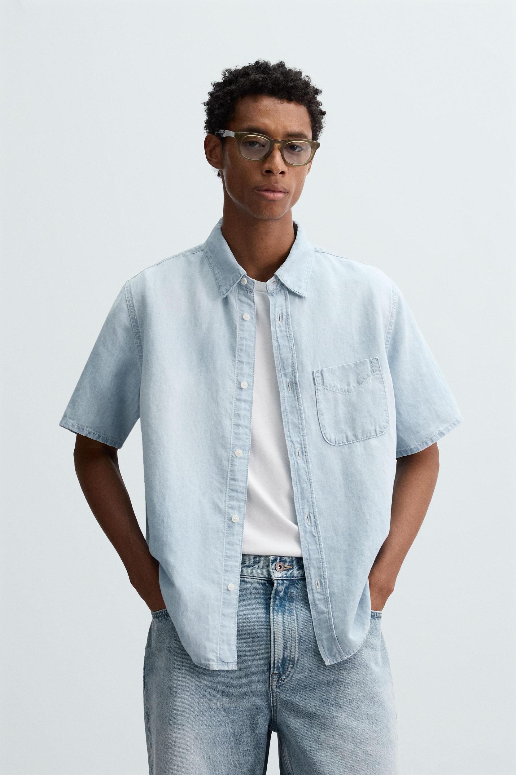 LIGHTWEIGHT DENIM SHIRT Product Image