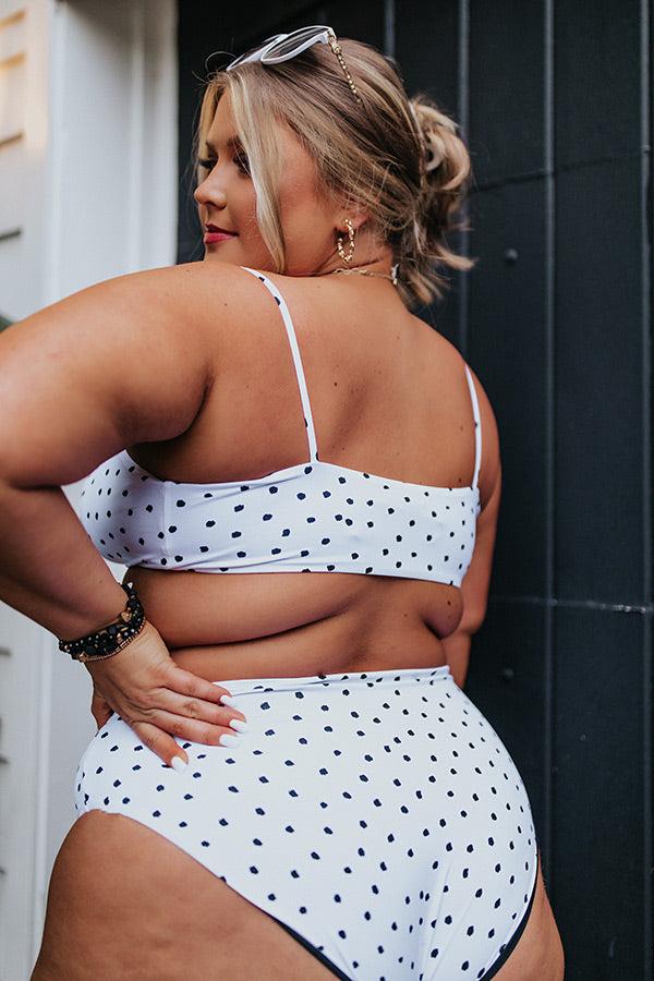 Siren Bikini Bottoms in Polka Dot Curves Product Image