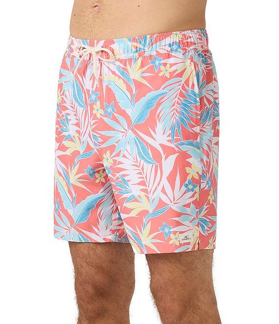 O'Neill Hermosa E-Waist Printed 17#double; Outseam Swim Trunks Product Image
