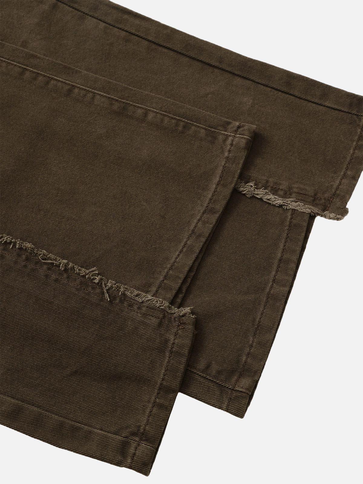 Aelfric Eden Fringe Patchwork Baggy Jeans Product Image