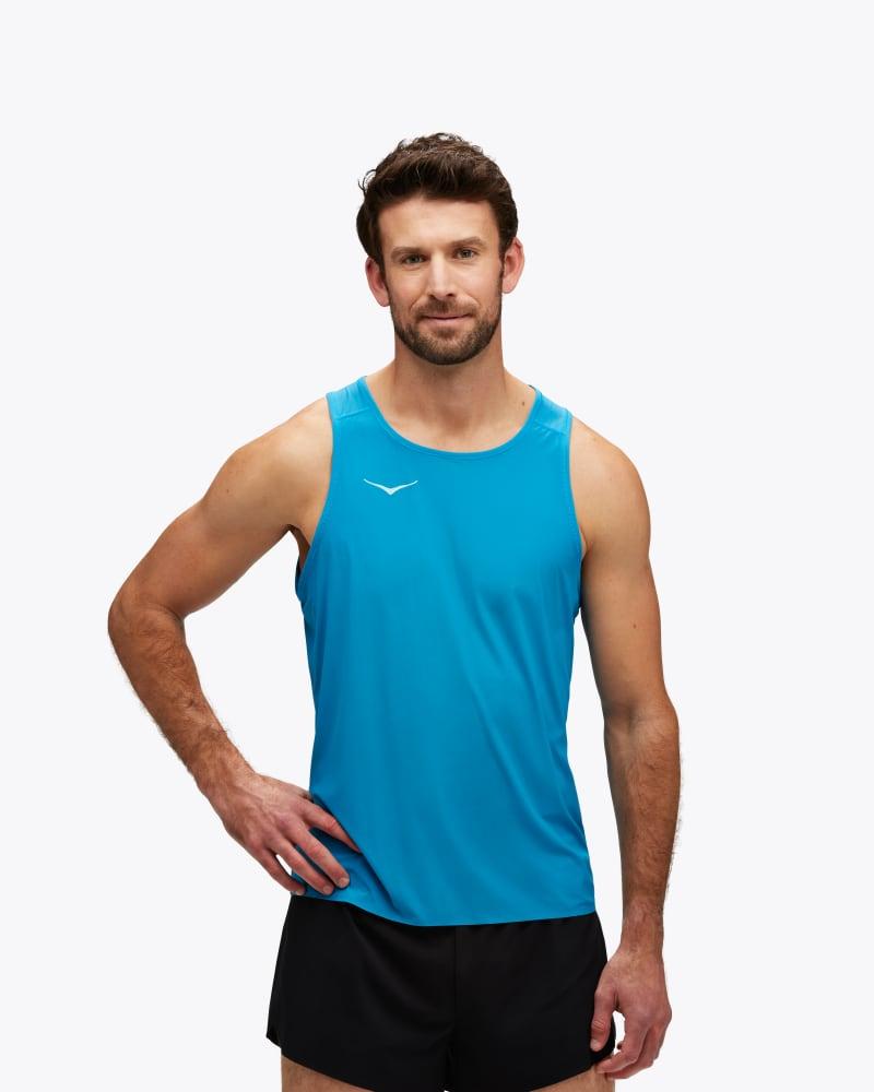 HOKA Mens Airolite Run Tank Top Product Image
