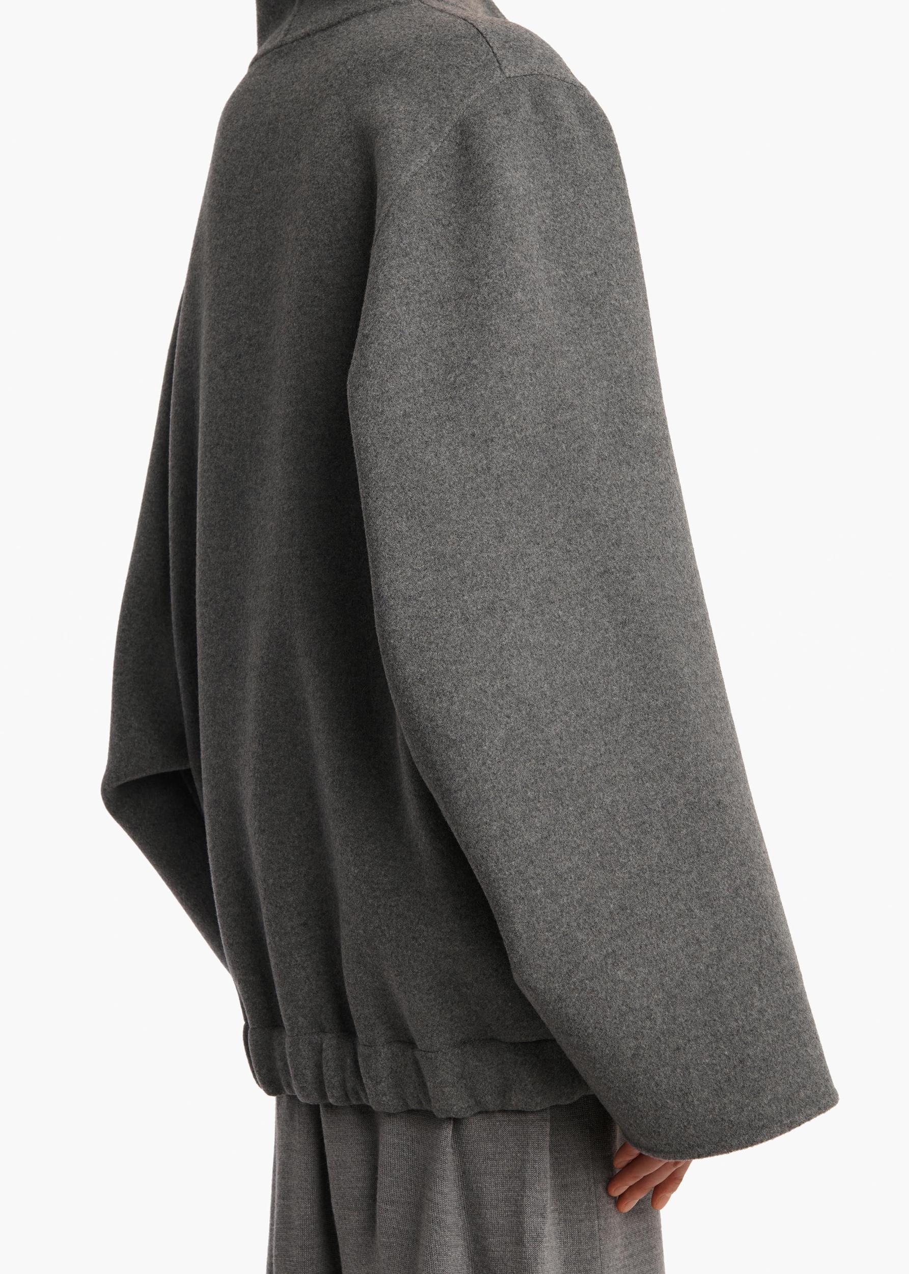 Garret Jacket in Grey Melange Product Image