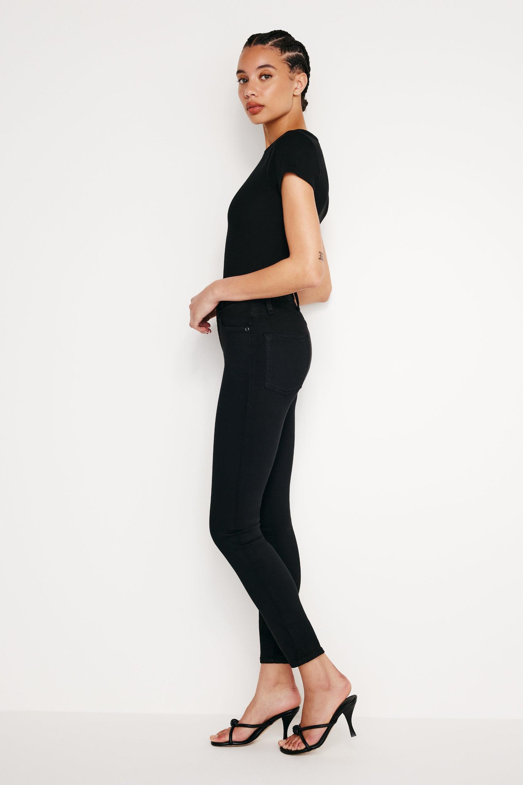 GOOD LEGS SKINNY CROPPED JEANS | BLACK001 Product Image