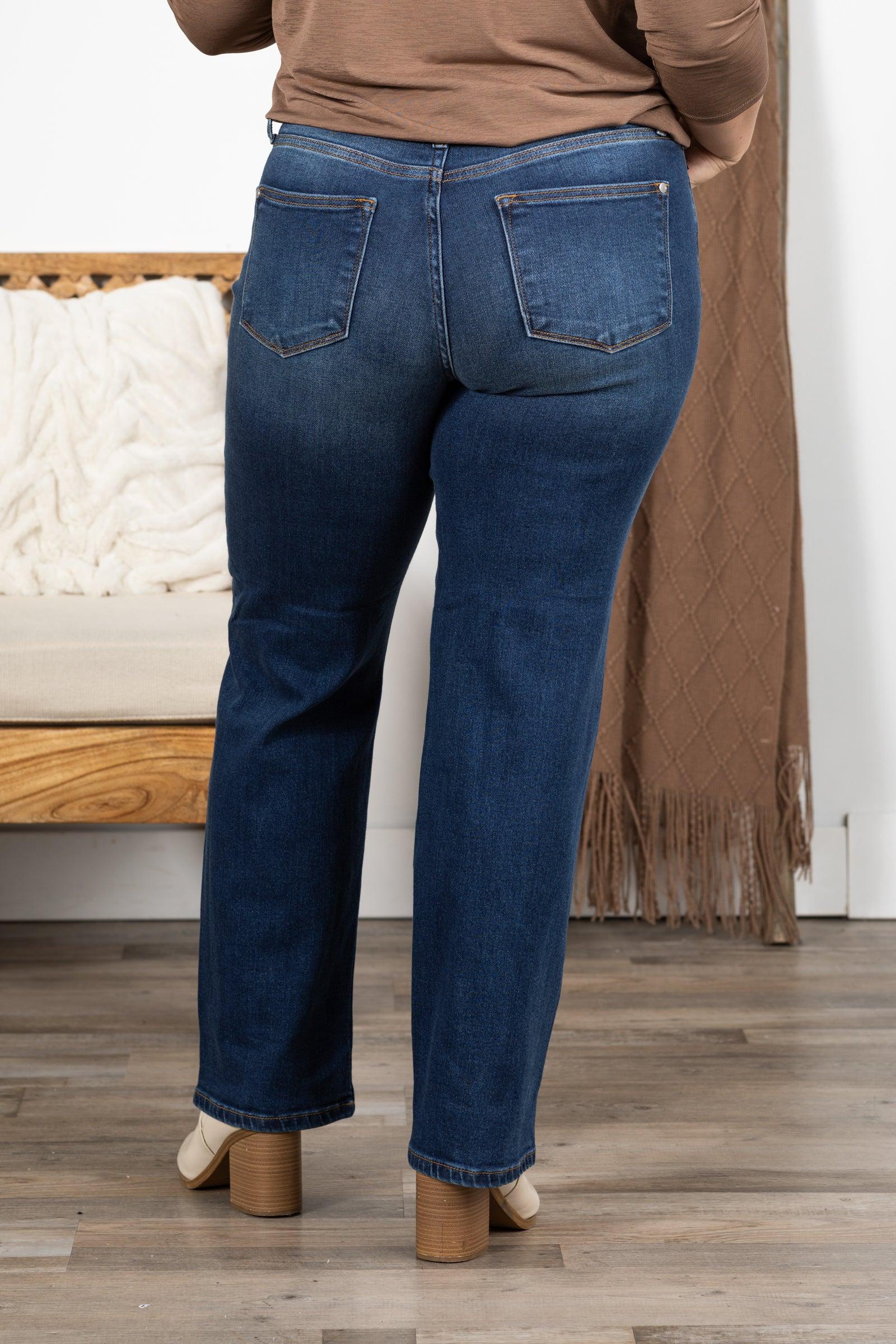 Judy Blue Side Seam Detail Straight Jean Product Image