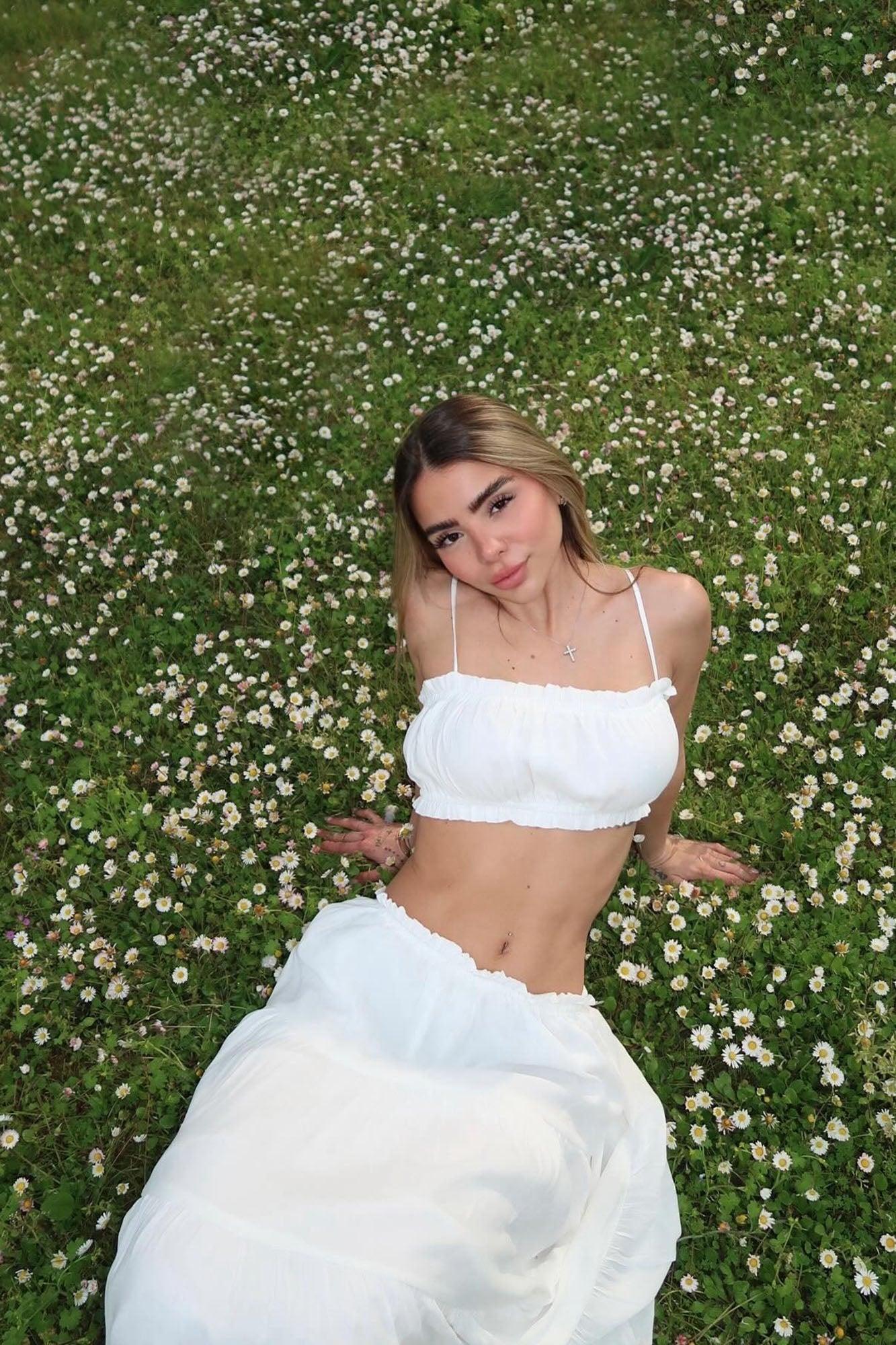 Koryn Skirt Set - White Product Image