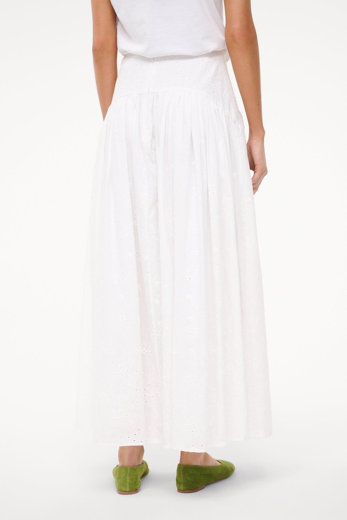 PROCIDA SKIRT | WHITE EYELET Product Image