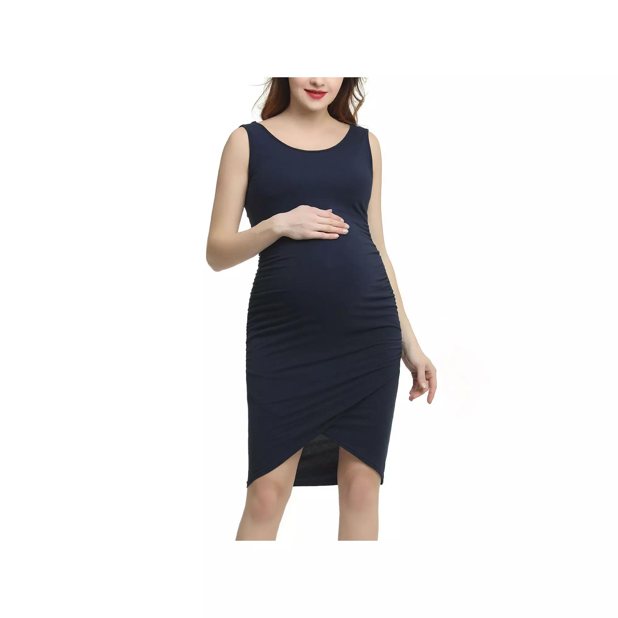 Maternity Pokkori Tulip Hem Midi Dress, Women's,  Product Image