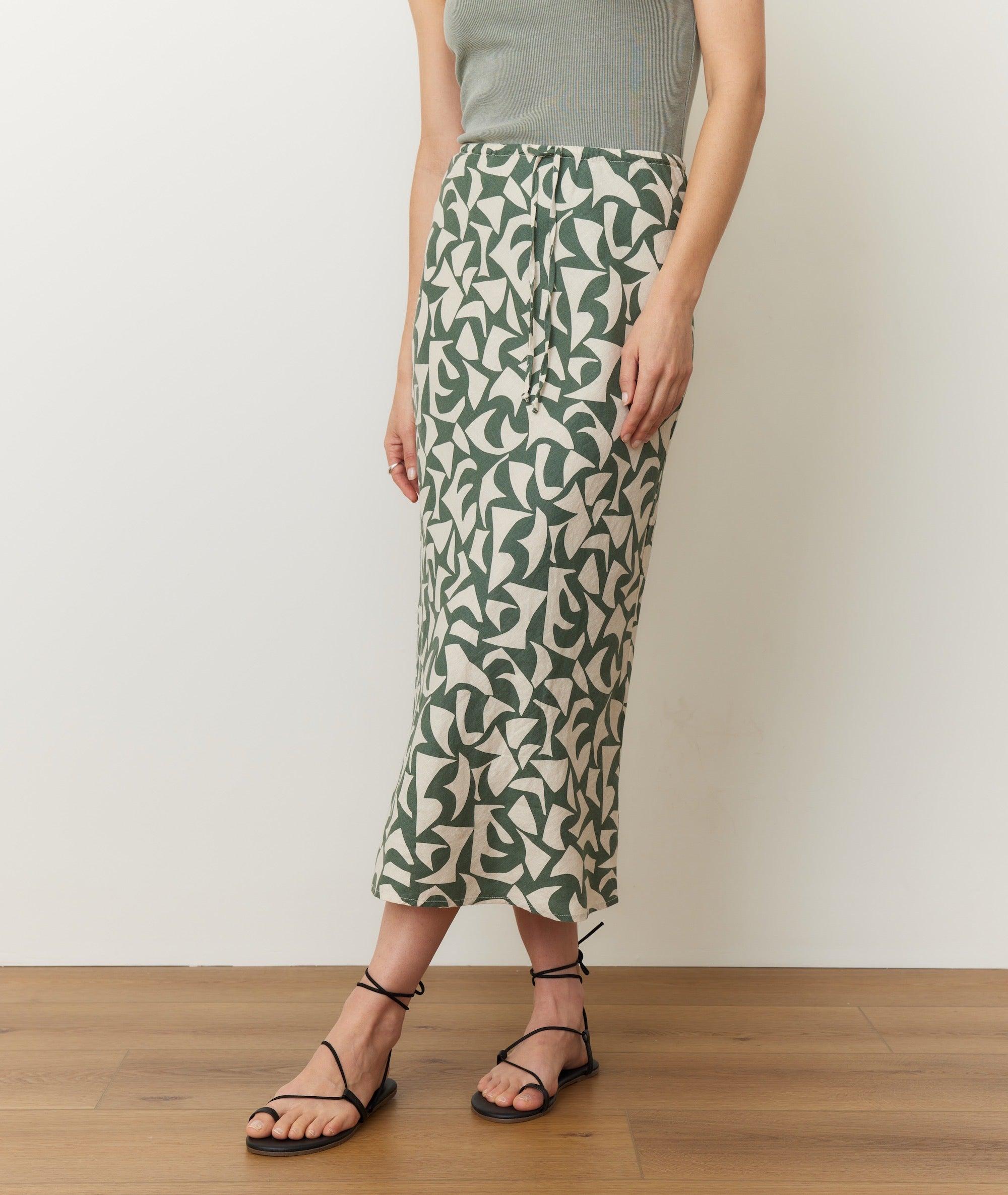 Avery Hemp Midi Skirt Product Image