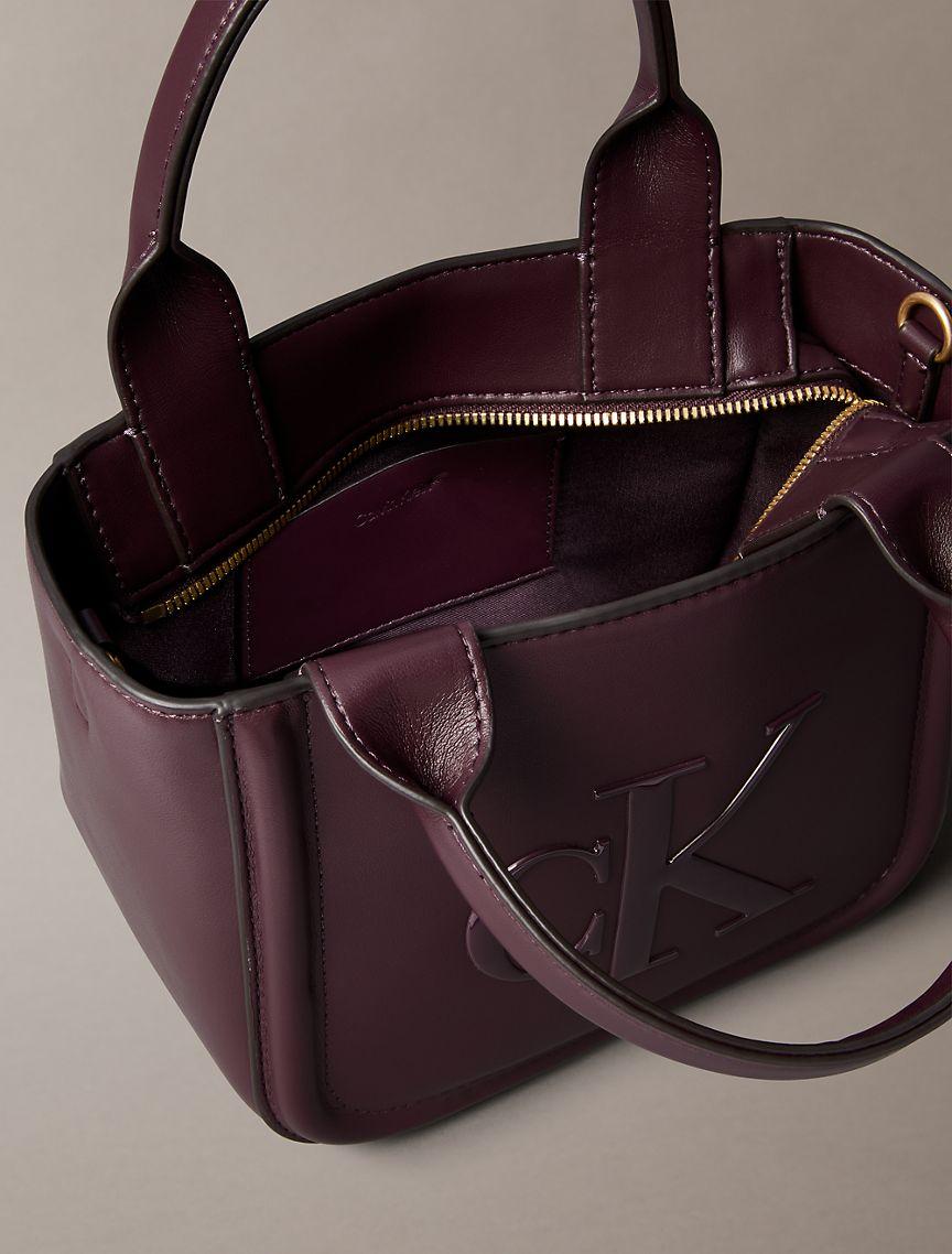 Embossed Monogram Logo Small Tote Bag Product Image