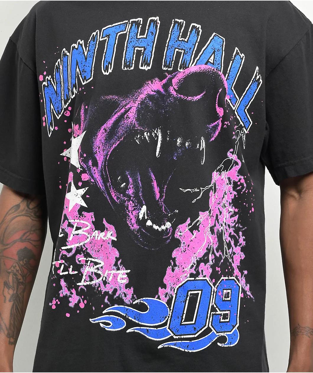 Ninth Hall Hell Doggie Black T-Shirt Product Image