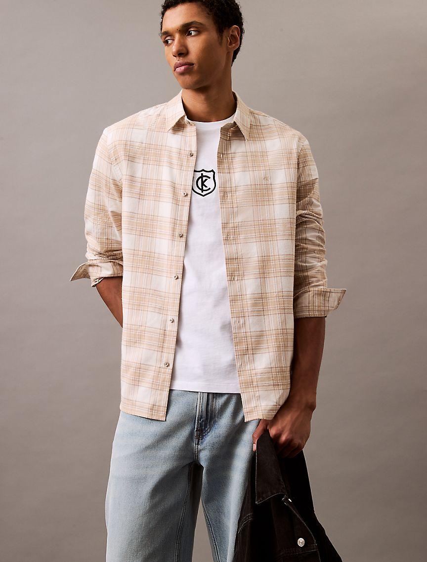 Plaid Flannel Classic Shirt Product Image