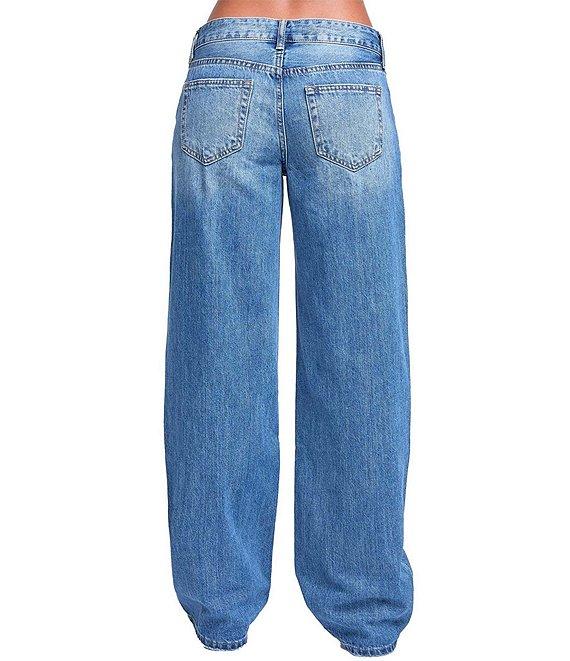 YMI Jeanswear Low Rise Wide Leg Jeans Product Image