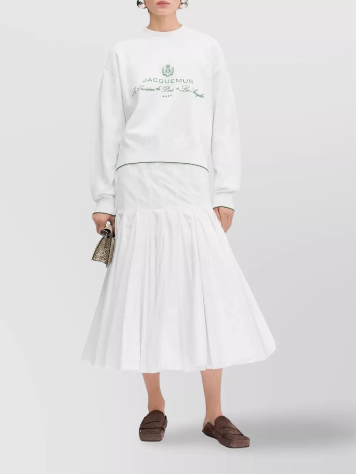 logo-embroidered sweatshirt Product Image