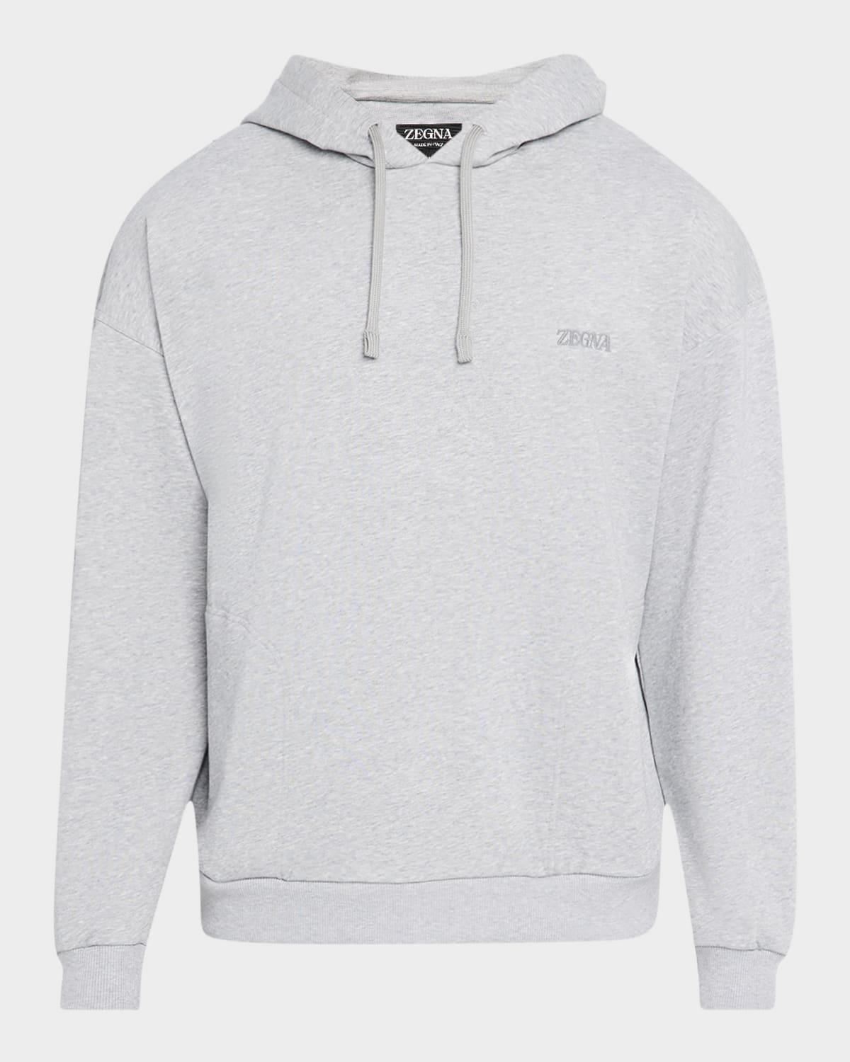 Men's Cotton Hooded Sweatshirt Product Image