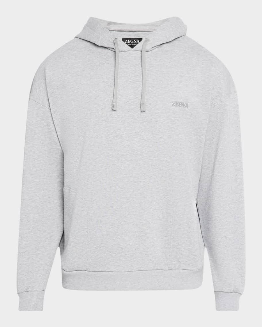 Men's Cotton Hooded Sweatshirt Product Image