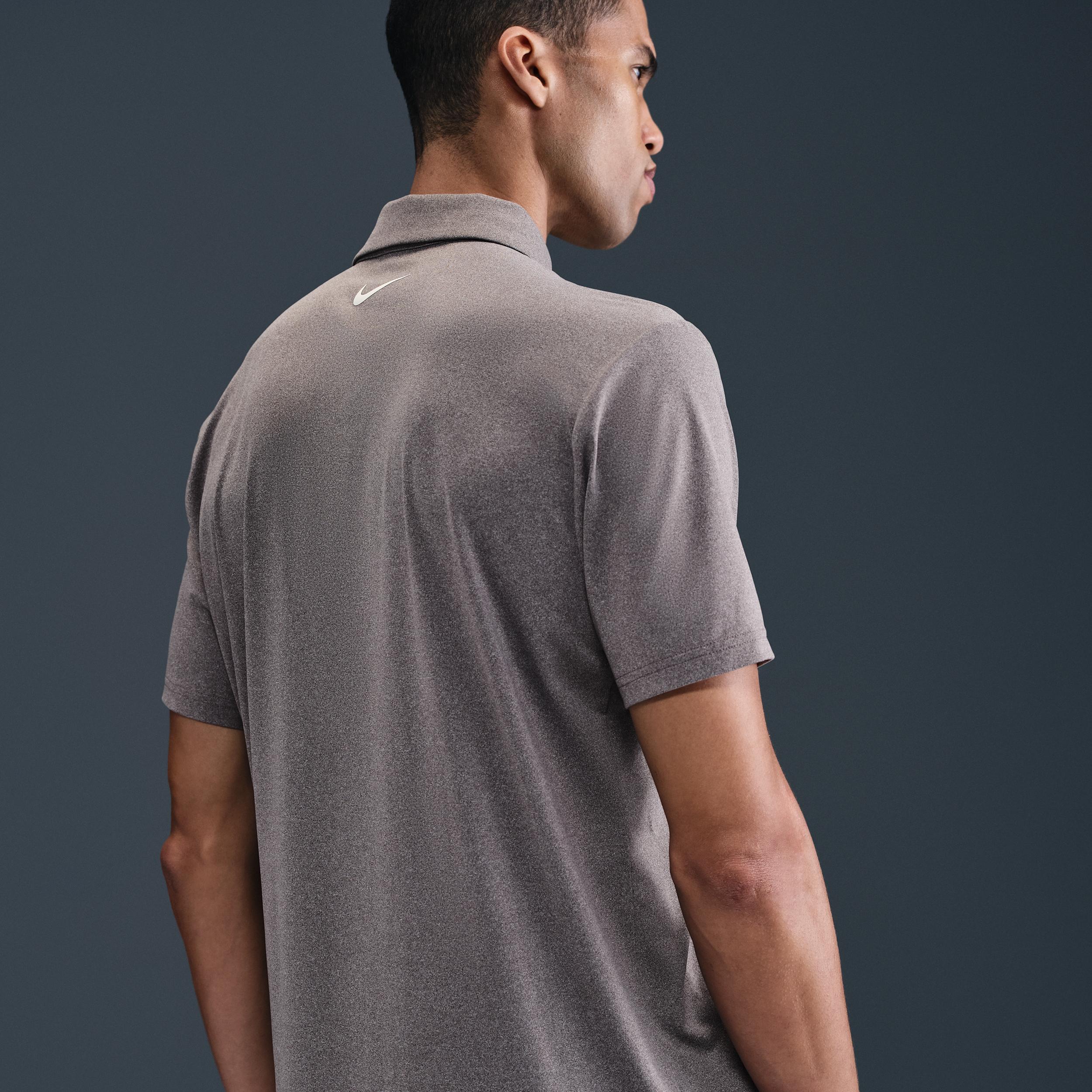 Nike Mens Tour Dri-FIT Heathered Golf Polo | FZ7473-411 Product Image