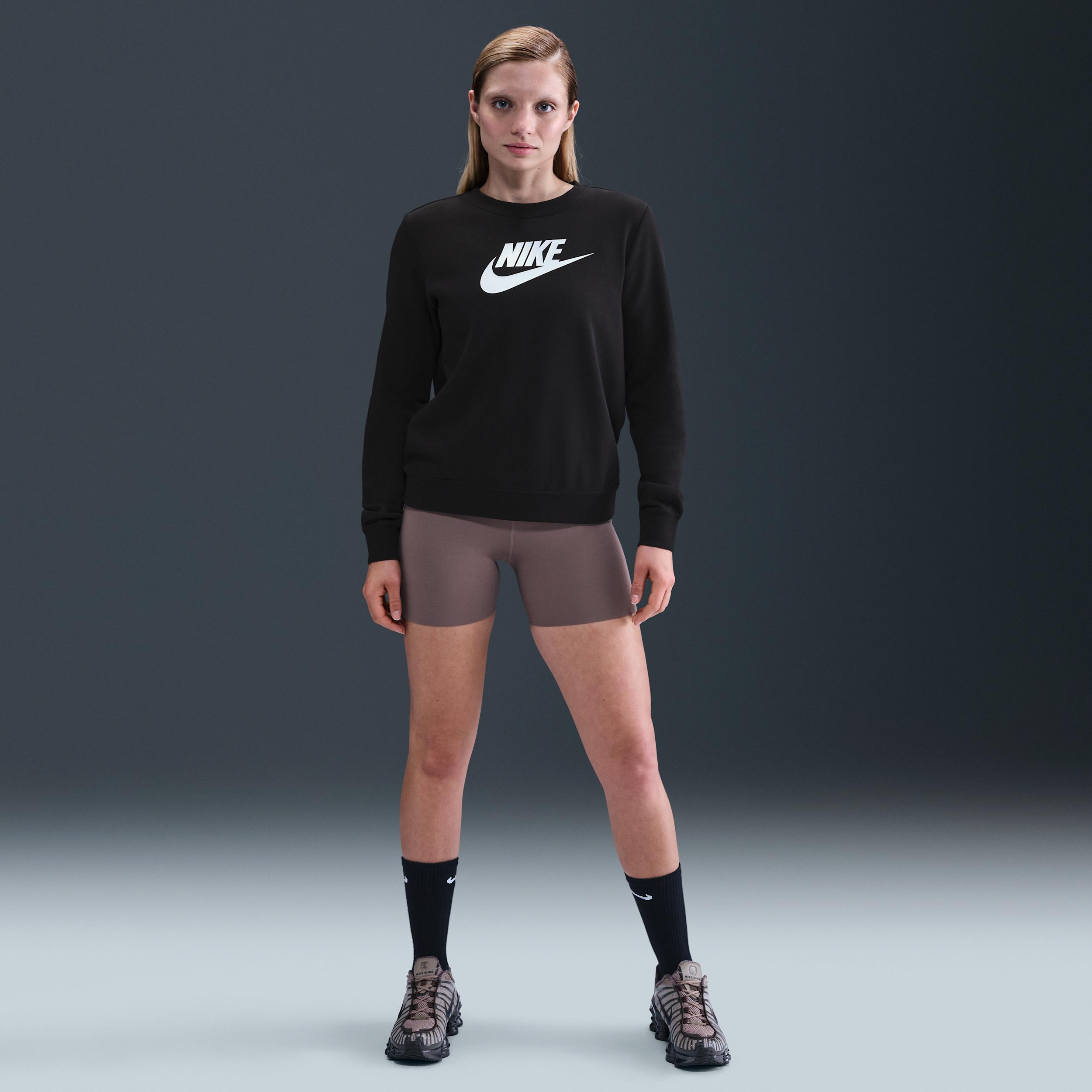 Nike Sportswear Club Fleece Women's Logo Crew-Neck Sweatshirt Product Image