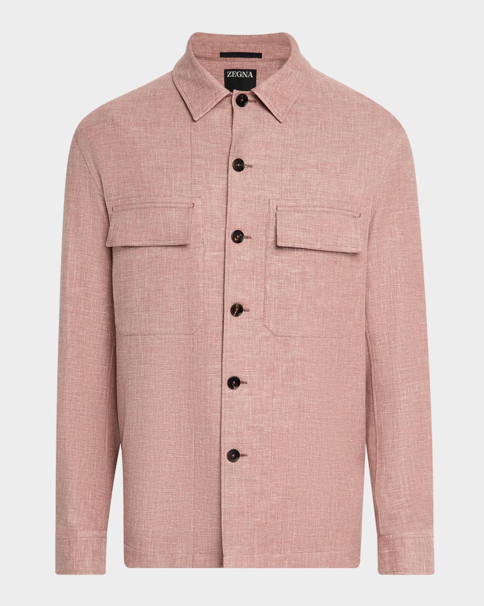 Men's Melange Overshirt Product Image