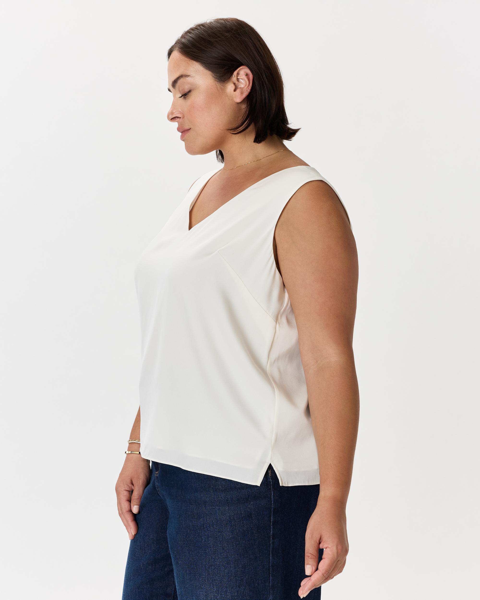 Quince | Women's Washable Stretch Silk Tank Top Product Image