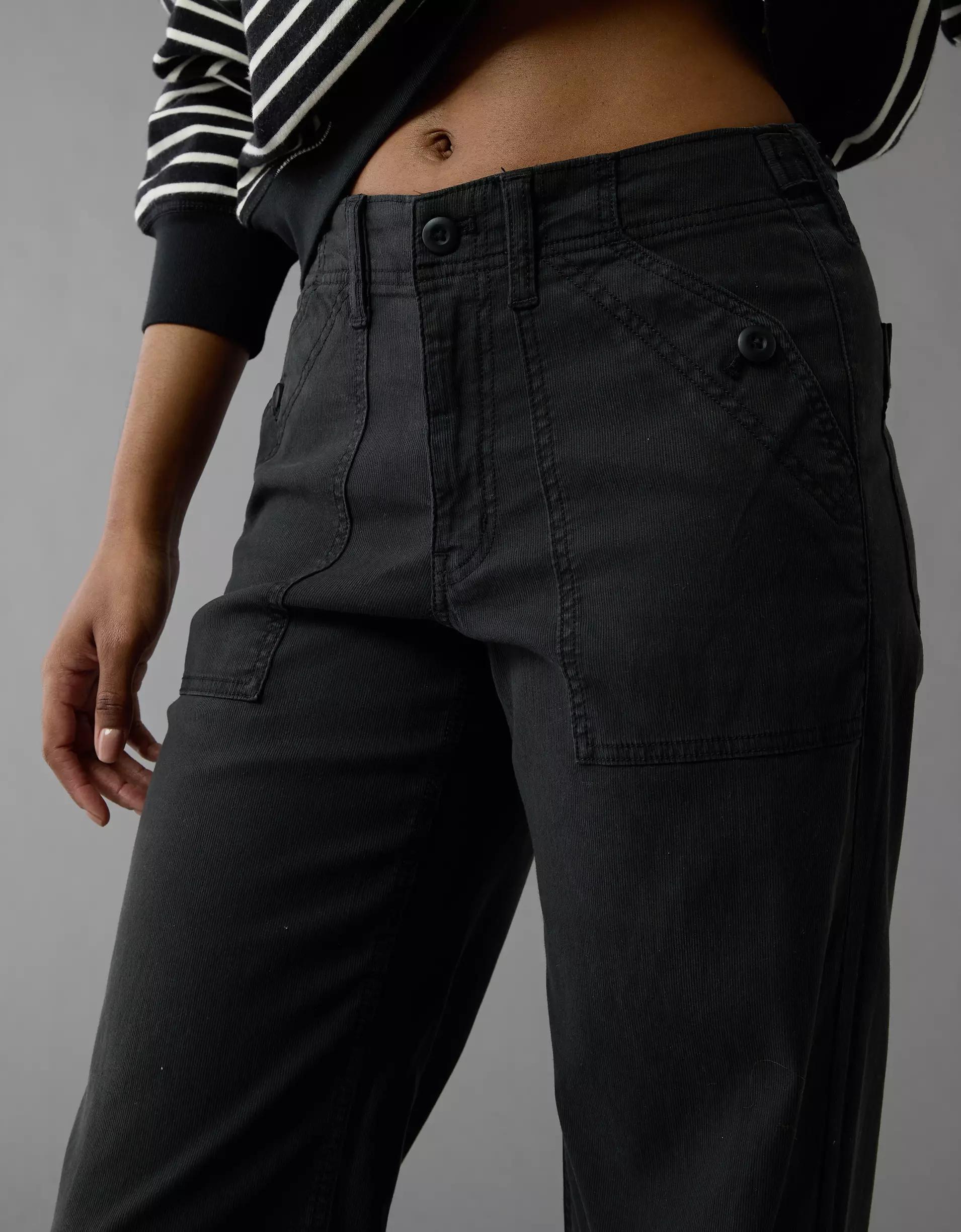 AE Stretch High-Waisted Stovepipe Utility Pant Product Image