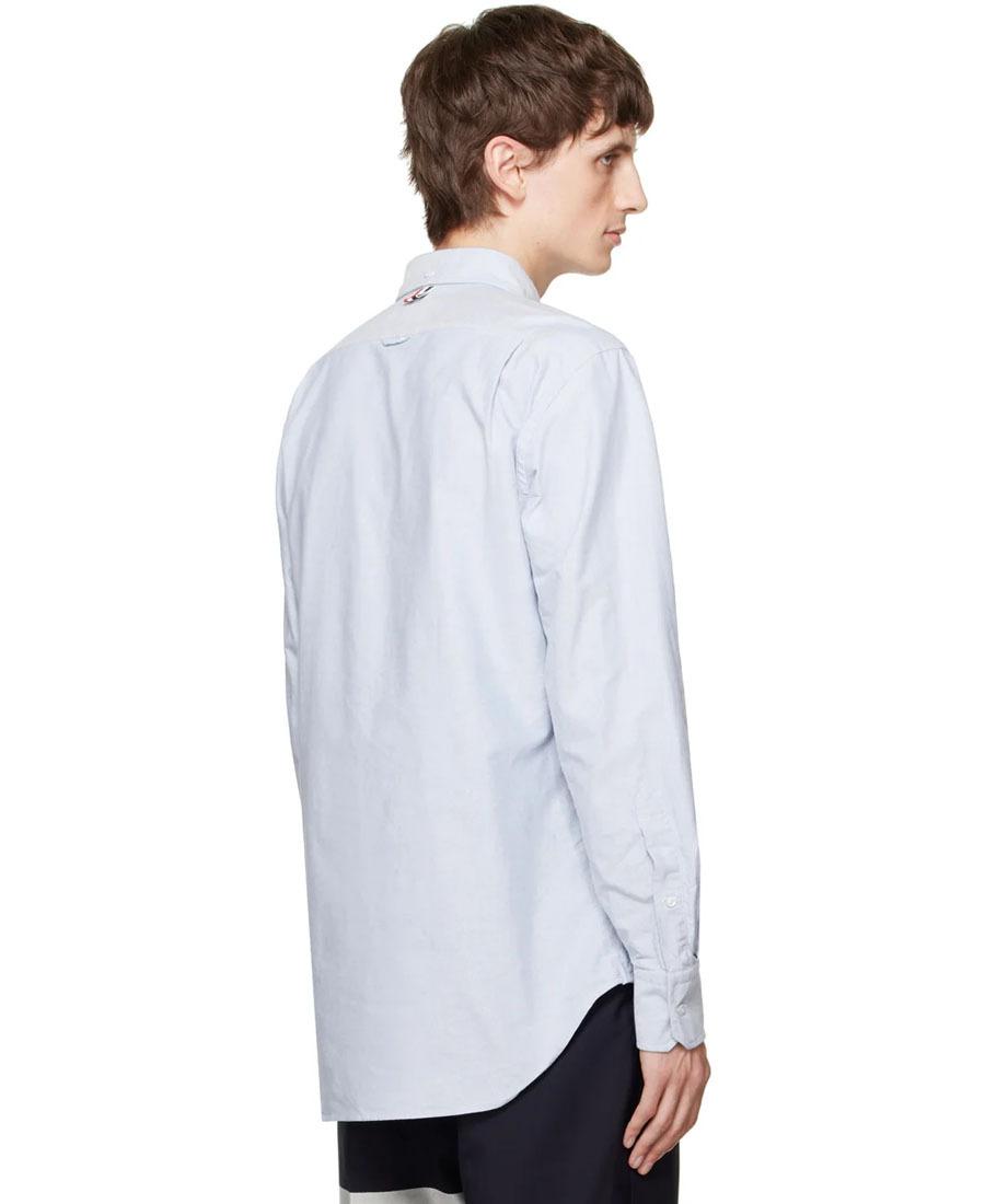 Thom Browne Men's Classic Fit Cotton Button-Down Shirt Product Image