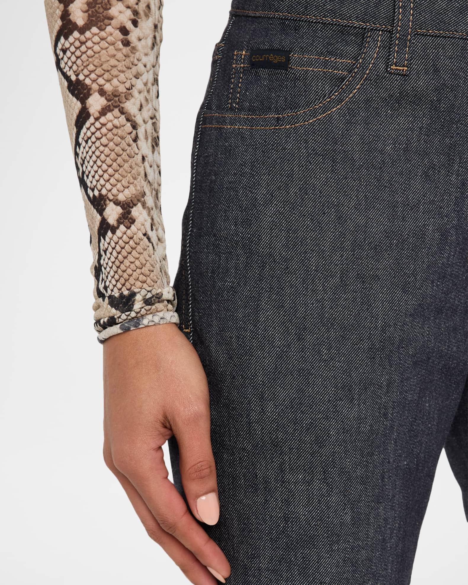 Oblique Denim Bootcut Jeans Product Image