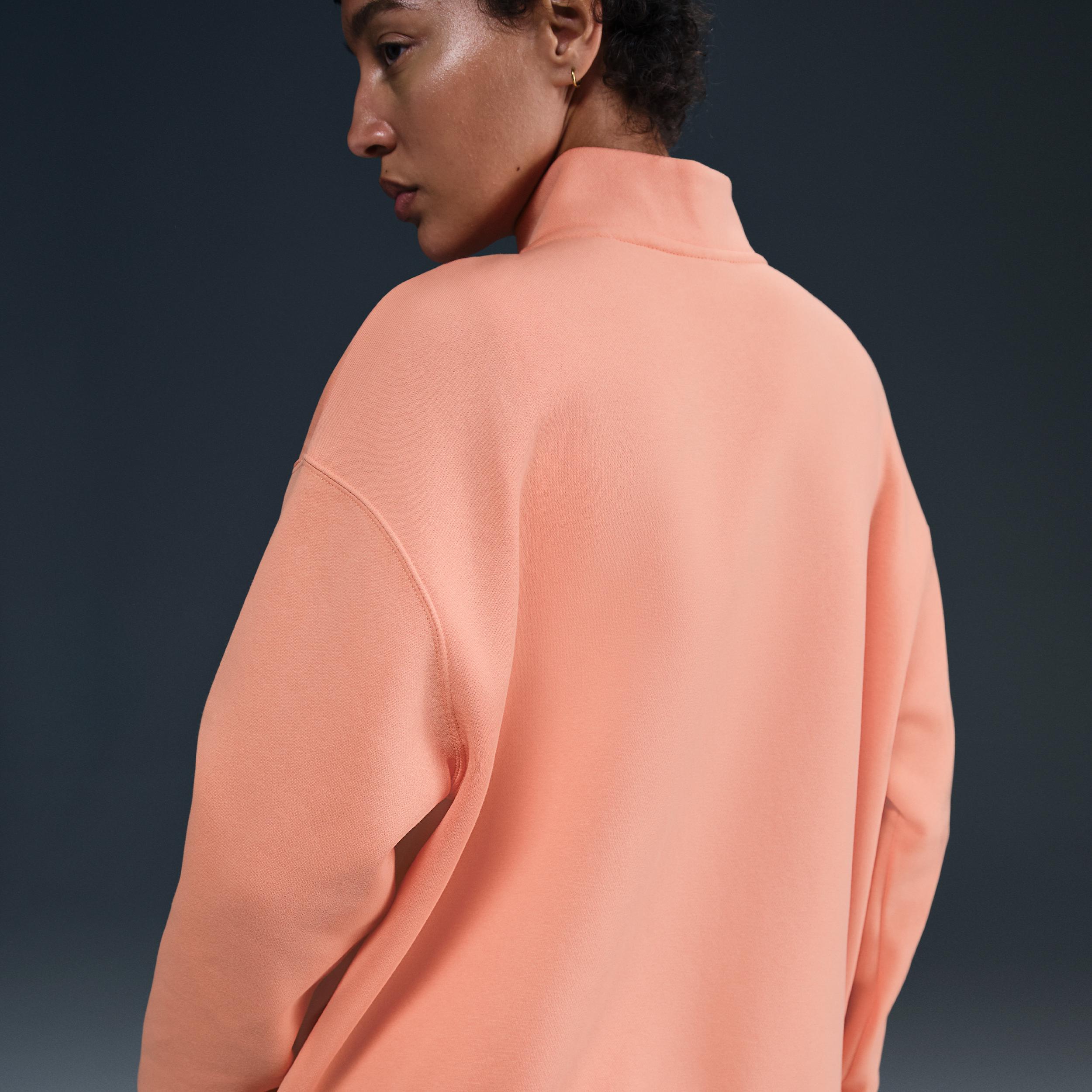 Women's Nike Sportswear Phoenix Fleece Oversized 1/4-Zip Long Sweatshirt Product Image