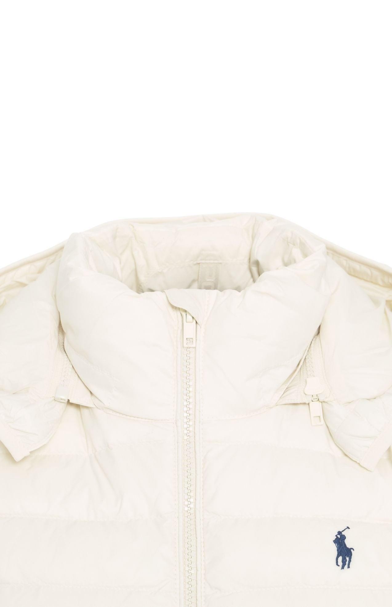 Quilted vest with hood Product Image