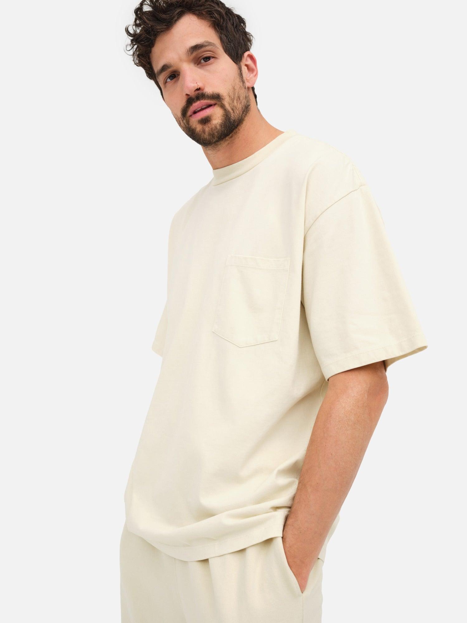 Men's Organic Heavyweight Cotton Relaxed Tee Male Product Image
