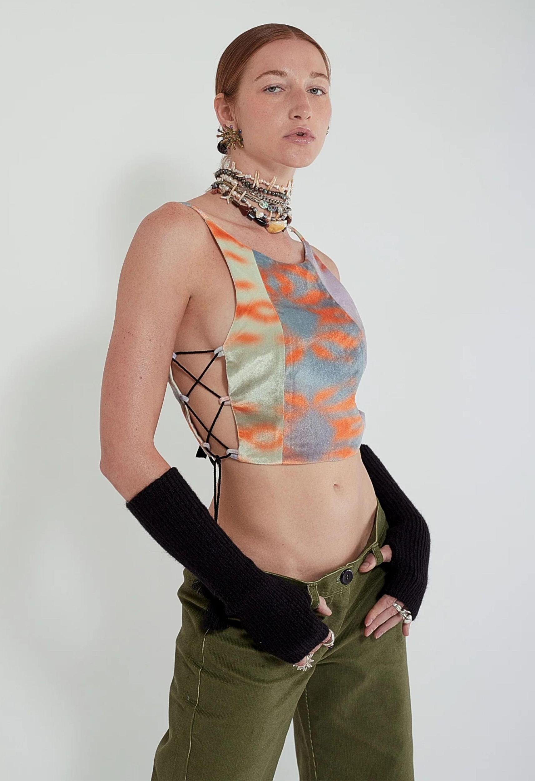 Hestia Top in Sea Product Image