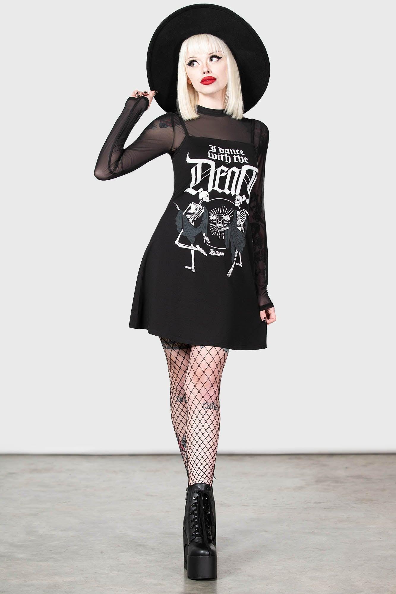 Deathdanse Two-Piece Dress - Resurrect Female Product Image