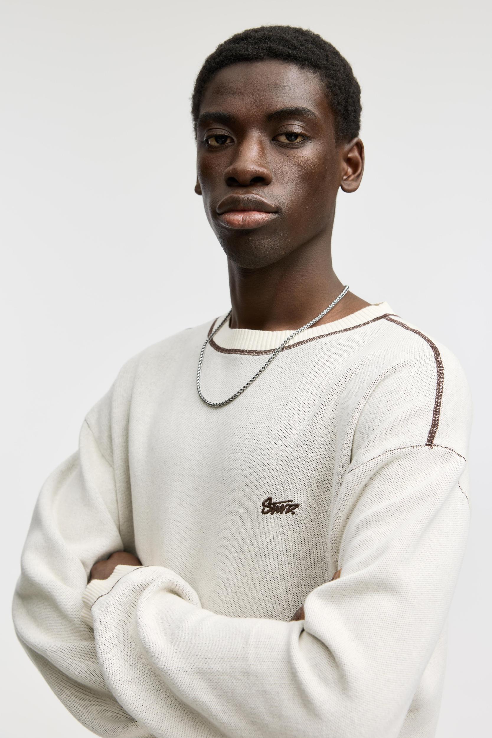 STWD sweater with seam details Product Image
