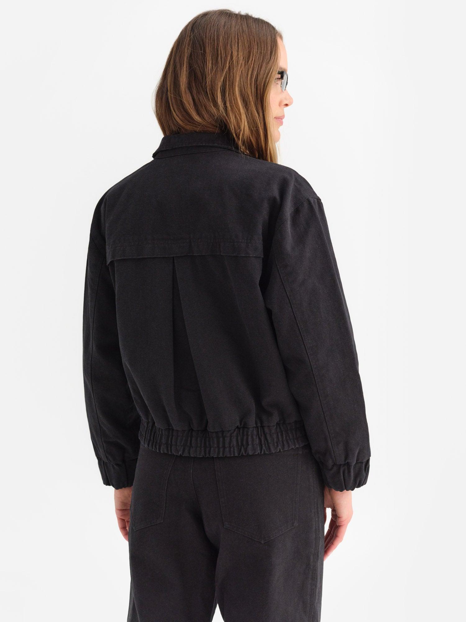 Organic Cotton Canvas Flight Jacket Female Product Image