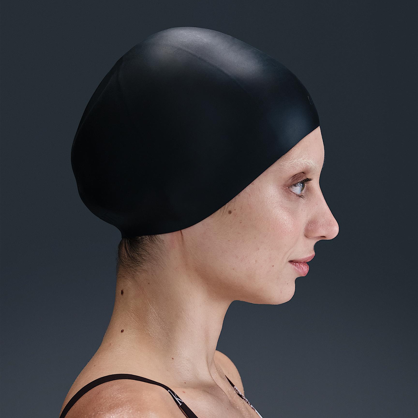 Nike Solid Long Hair Silicone Training Cap Product Image