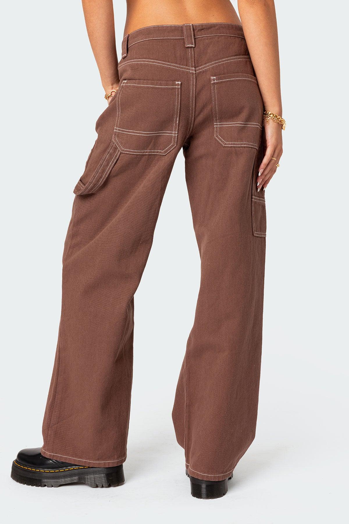 Brenda Low Rise Baggy Carpenter Jeans Product Image