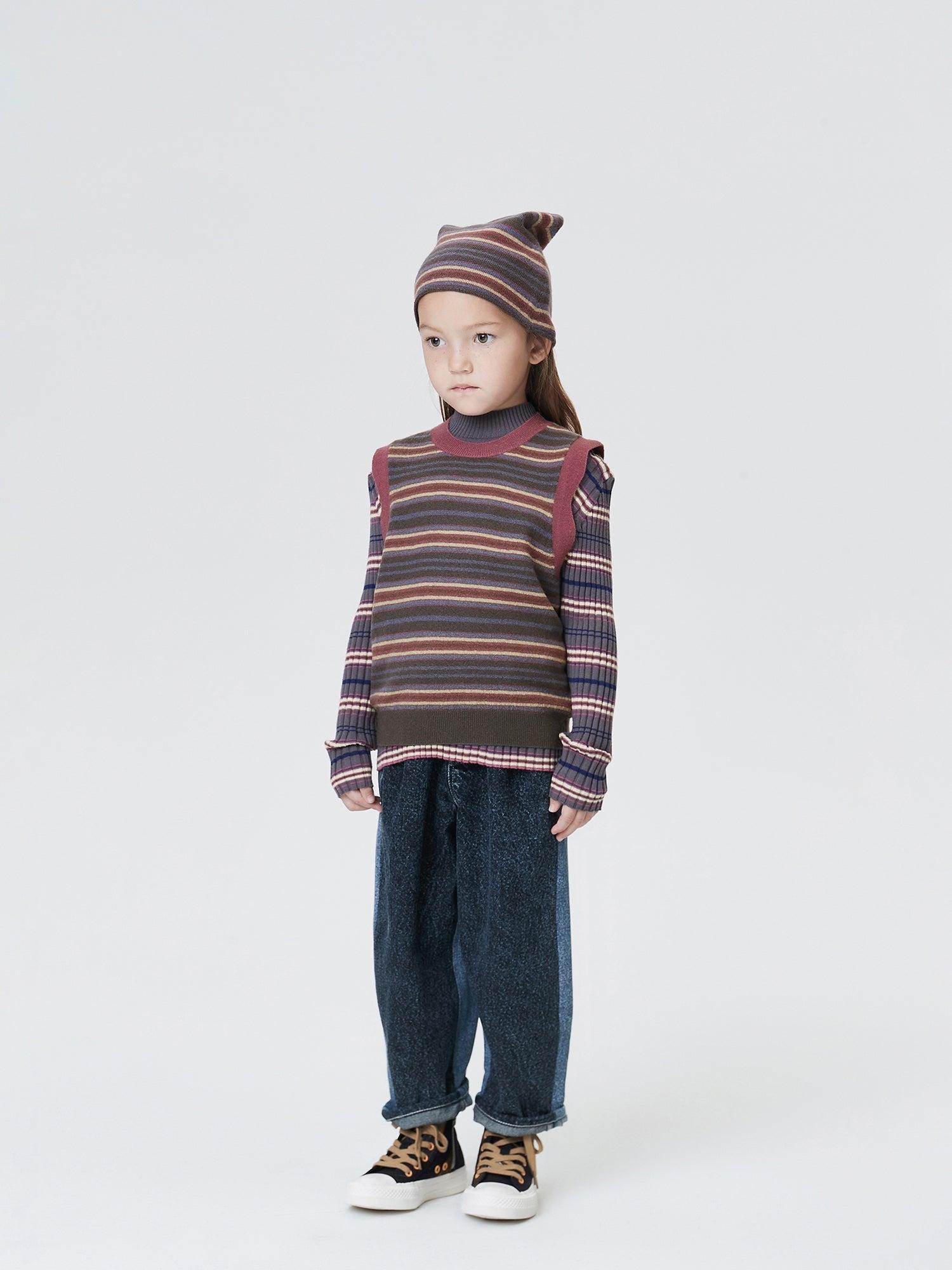JNBY Striped Knitted Vest Product Image