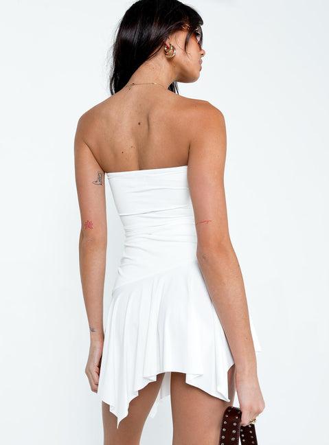 Adonis Mini Dress White Product Image