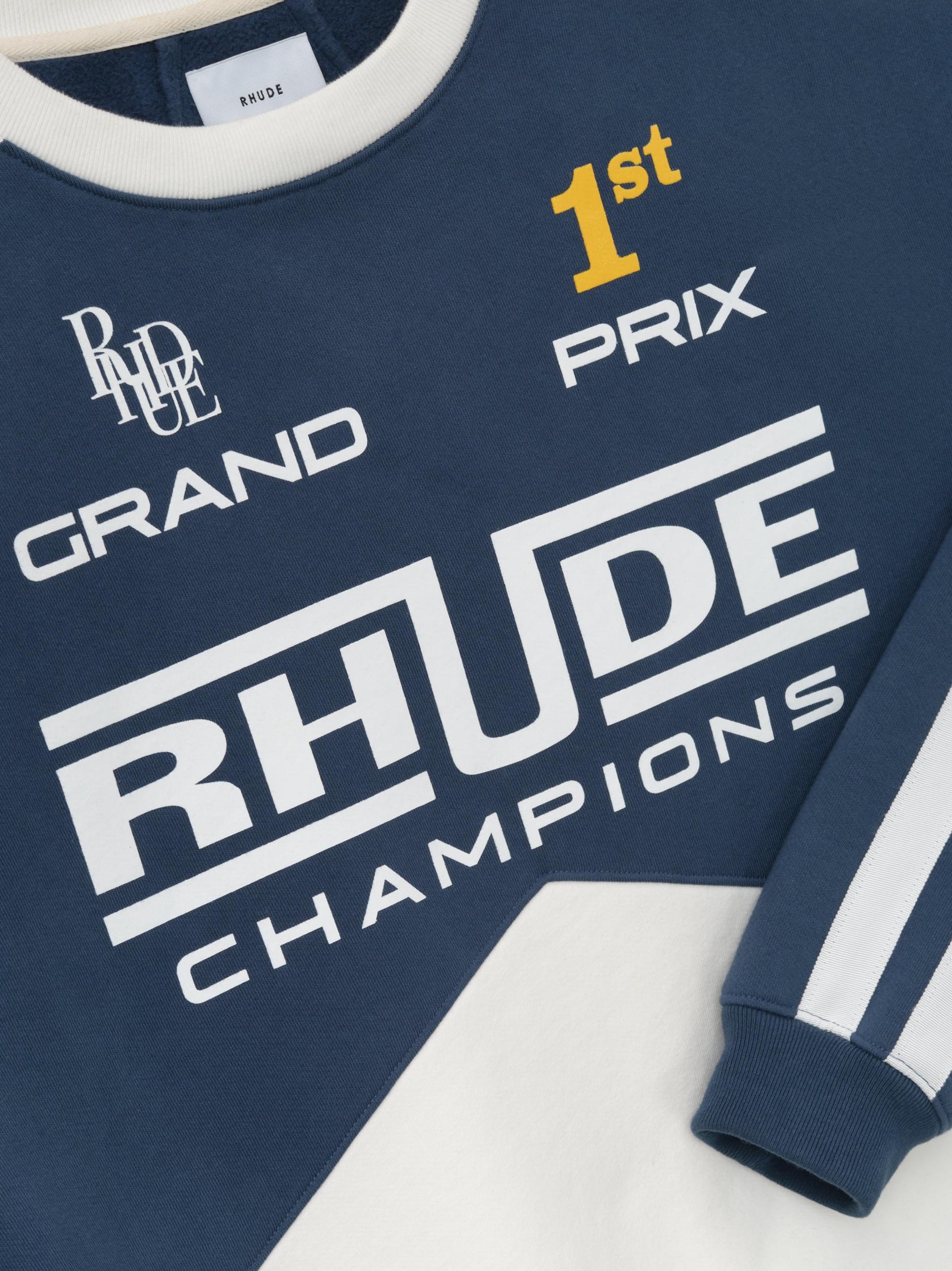 RHUDE CHAMPIONS CREWNECK Male Product Image