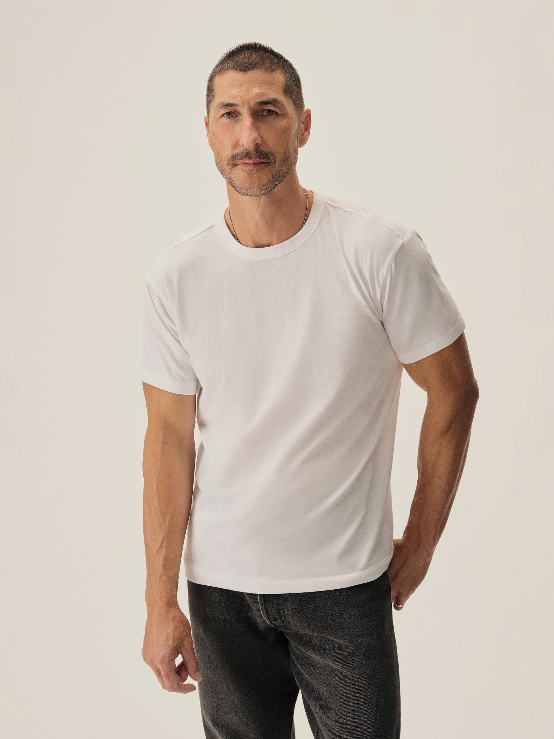 White Toughknit Tubular Tee 2-Pack Product Image