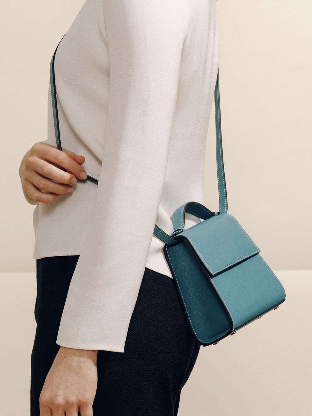 The Small Top Handle in Nappa Product Image