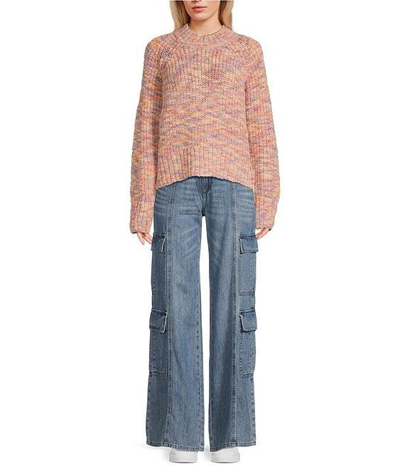 Rip Curl Relaxed Beach Party Long Sleeve Slub Wool Blend Sweater Product Image