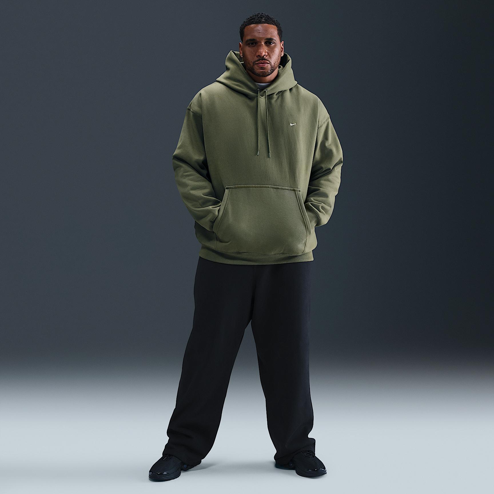 Nike Mens Solo Swoosh Pullover Hoodie | HV1082-010 Product Image