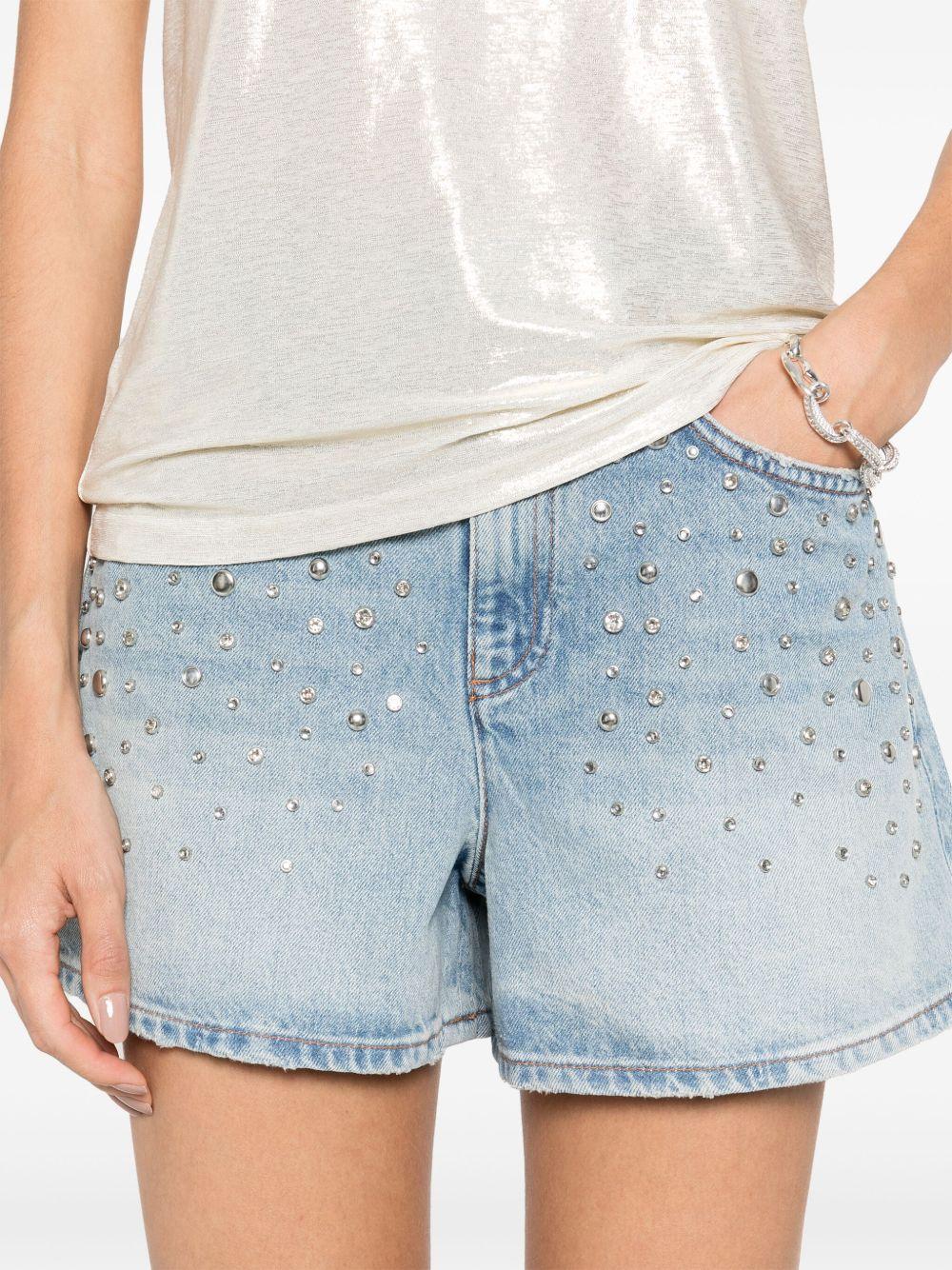stud-embellished shorts Product Image