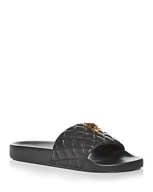 Kurt Geiger London Meena Quilted Eagle Head Pool Slide Sandals Product Image