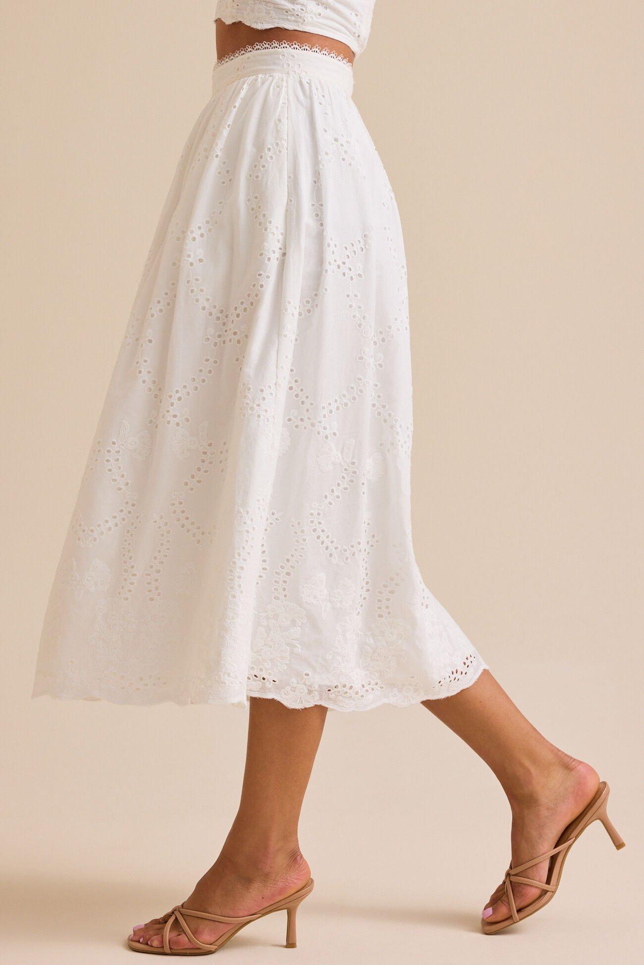 Delilah Eyelet Skirt Product Image